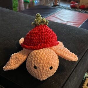 Strawberry Turtle Plush Toy